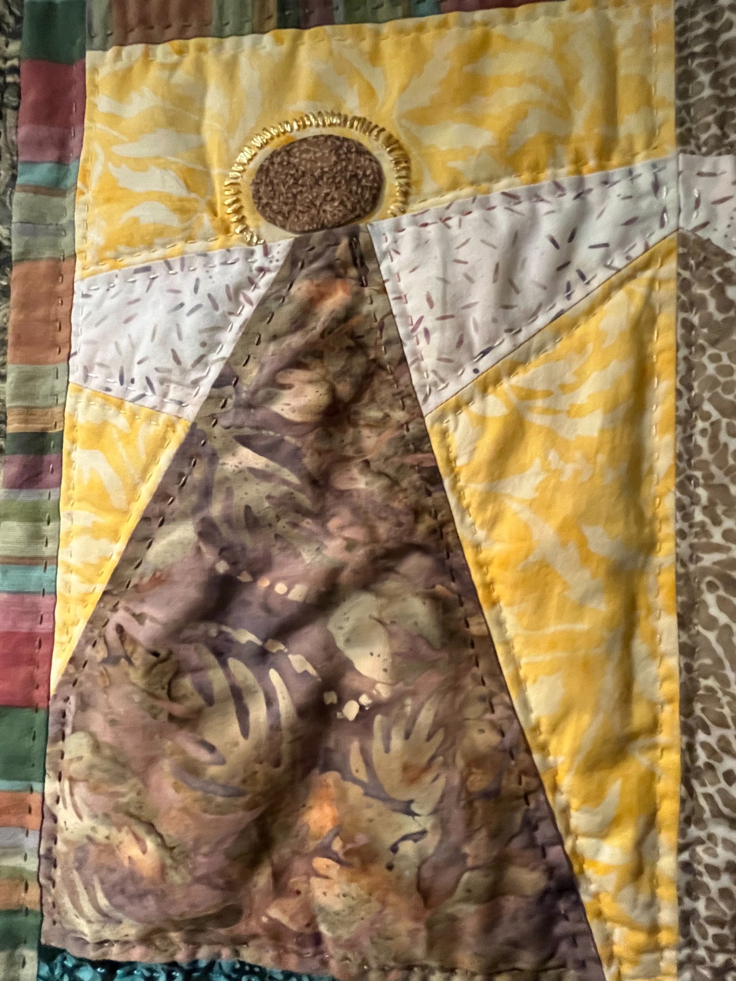 4 Peace Angels Wall Hanging - OOAK - 23.5" x 31.5"