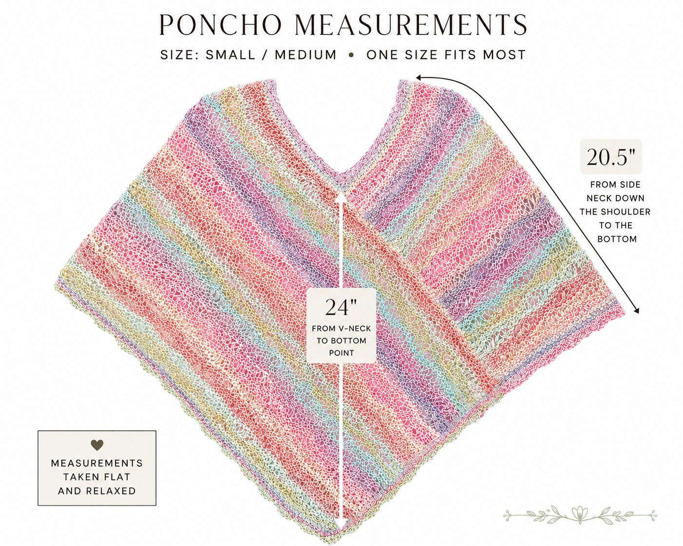Hand Knit Poncho in Luxury Japanese Yarn – OOAK Small/Medium