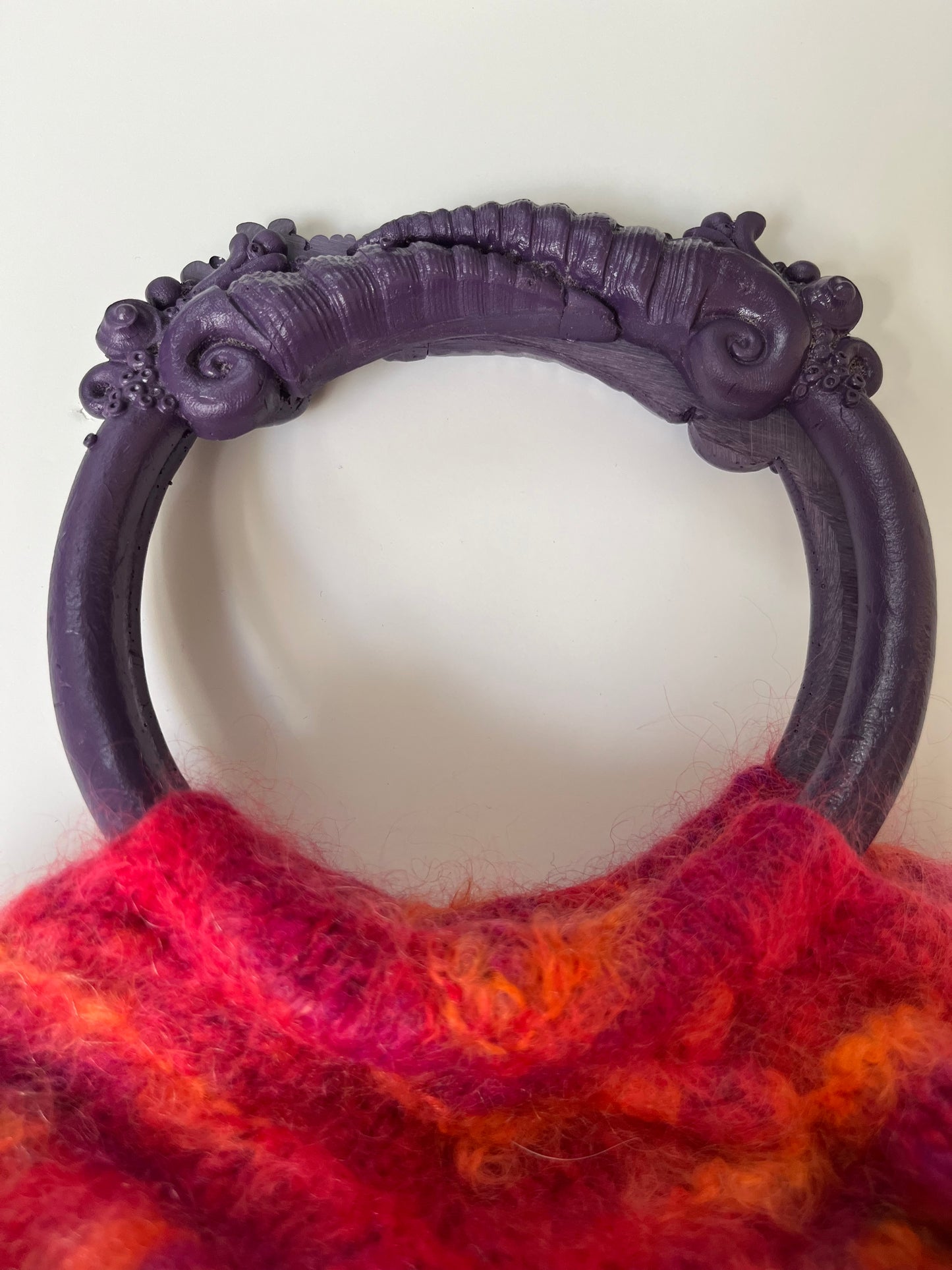 Sunset Garden Felted Handbag