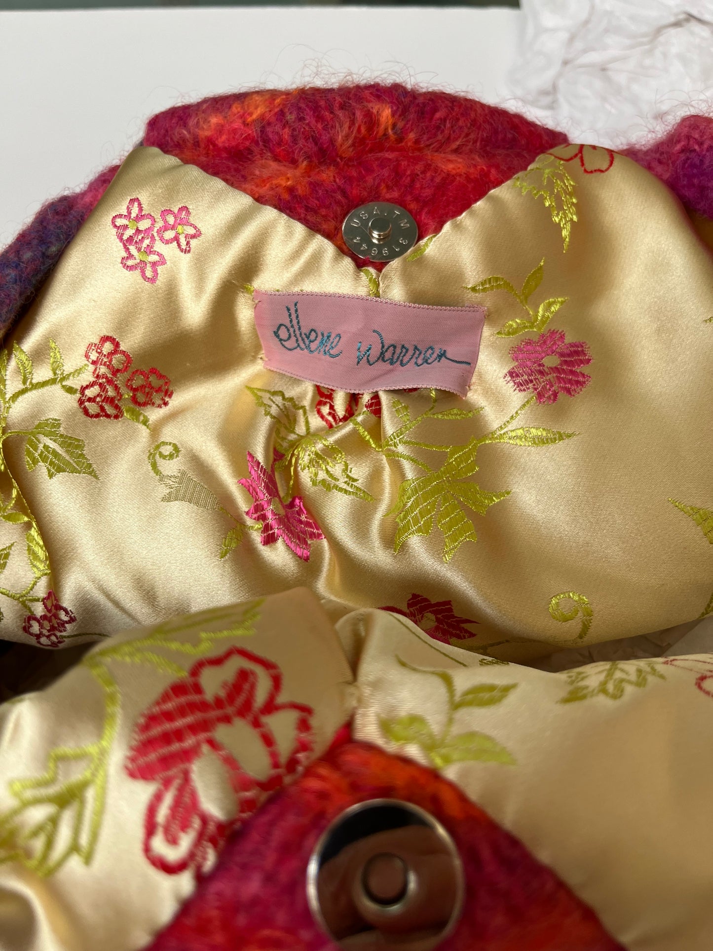 Sunset Garden Felted Handbag